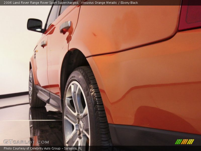 Vesuvius Orange Metallic / Ebony Black 2006 Land Rover Range Rover Sport Supercharged