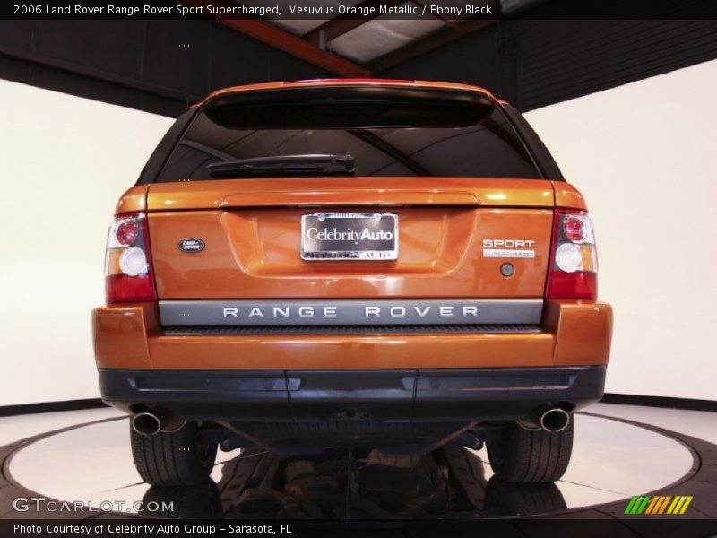 Vesuvius Orange Metallic / Ebony Black 2006 Land Rover Range Rover Sport Supercharged