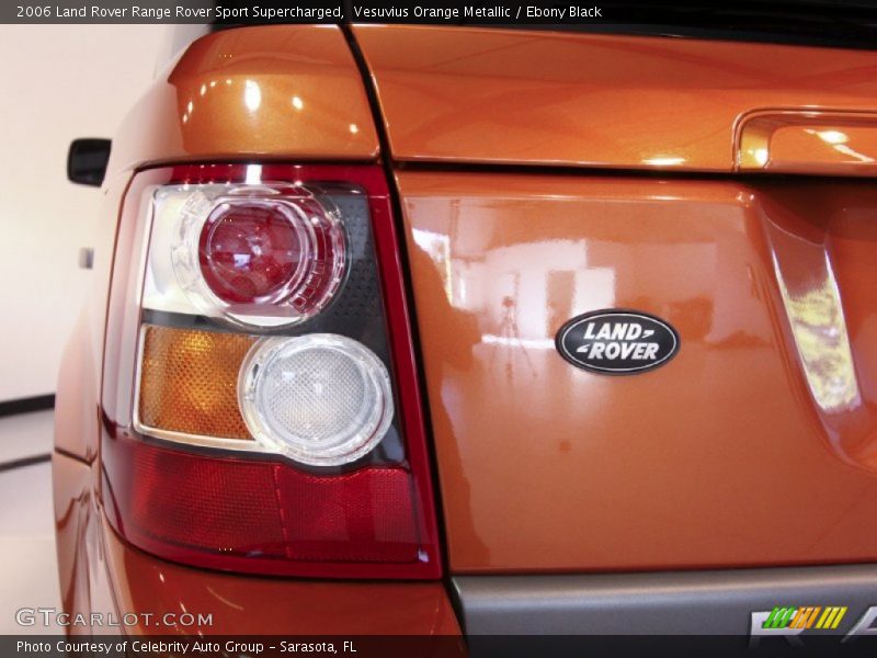 Vesuvius Orange Metallic / Ebony Black 2006 Land Rover Range Rover Sport Supercharged