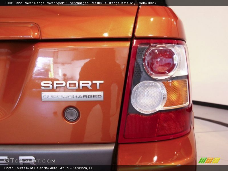 Vesuvius Orange Metallic / Ebony Black 2006 Land Rover Range Rover Sport Supercharged