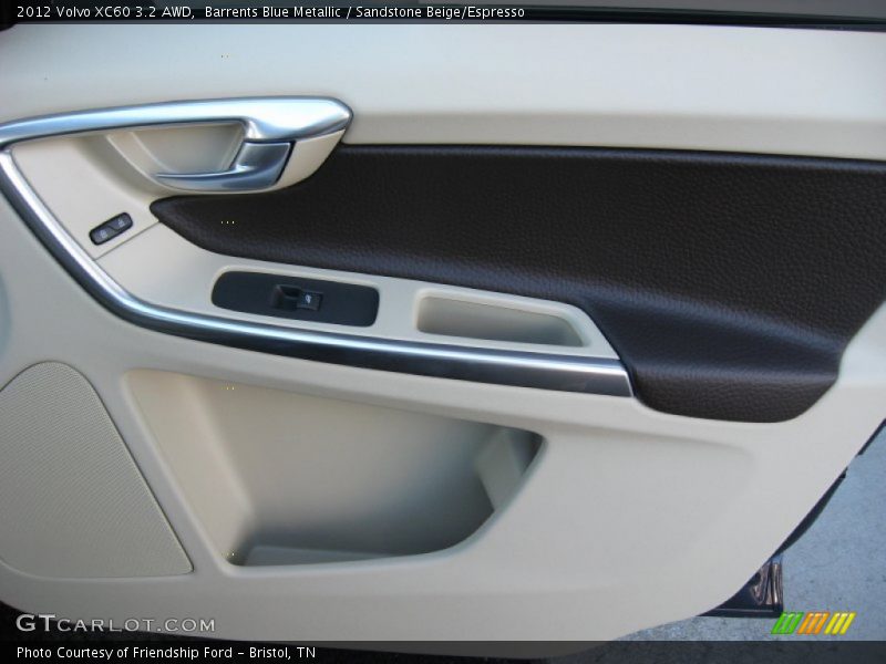 Barrents Blue Metallic / Sandstone Beige/Espresso 2012 Volvo XC60 3.2 AWD