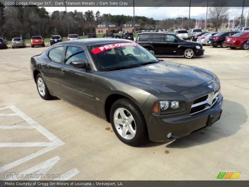 Dark Titanium Metallic / Dark Slate Gray 2010 Dodge Charger SXT