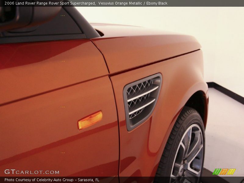 Vesuvius Orange Metallic / Ebony Black 2006 Land Rover Range Rover Sport Supercharged