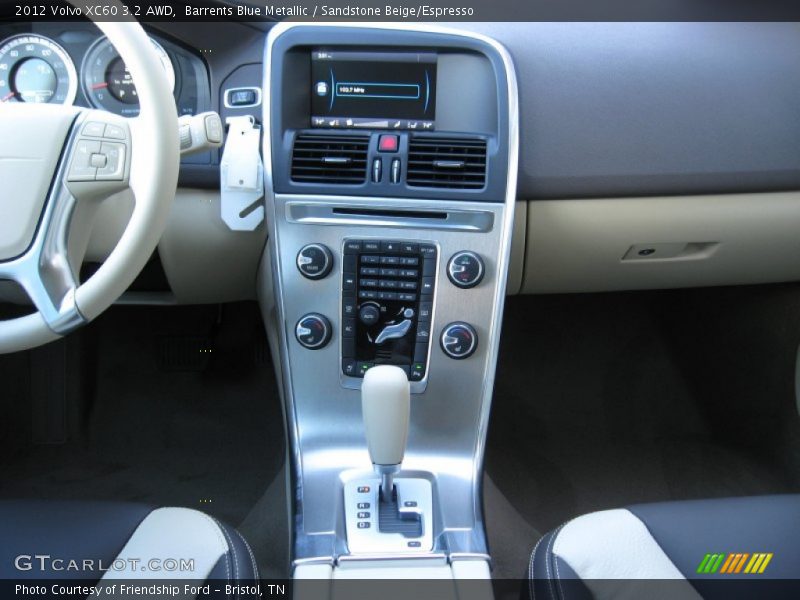 Barrents Blue Metallic / Sandstone Beige/Espresso 2012 Volvo XC60 3.2 AWD