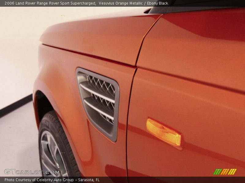 Vesuvius Orange Metallic / Ebony Black 2006 Land Rover Range Rover Sport Supercharged