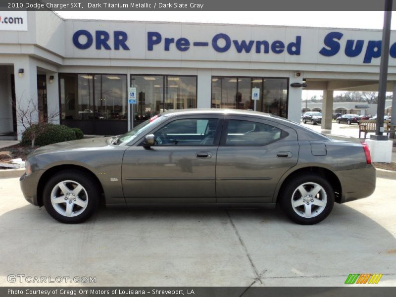 Dark Titanium Metallic / Dark Slate Gray 2010 Dodge Charger SXT
