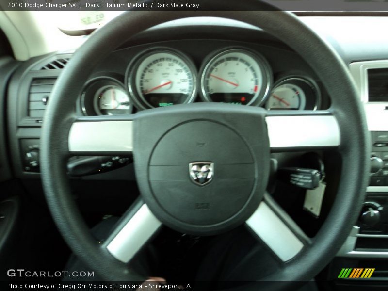 Dark Titanium Metallic / Dark Slate Gray 2010 Dodge Charger SXT