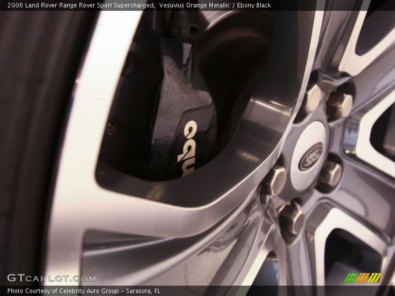 Vesuvius Orange Metallic / Ebony Black 2006 Land Rover Range Rover Sport Supercharged