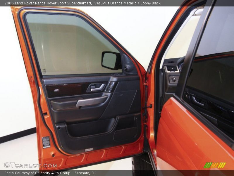 Vesuvius Orange Metallic / Ebony Black 2006 Land Rover Range Rover Sport Supercharged