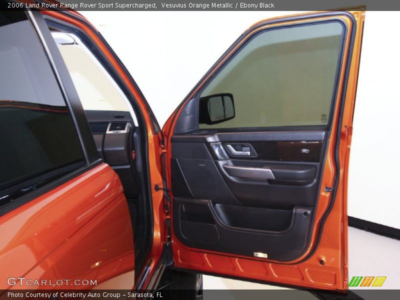 Vesuvius Orange Metallic / Ebony Black 2006 Land Rover Range Rover Sport Supercharged