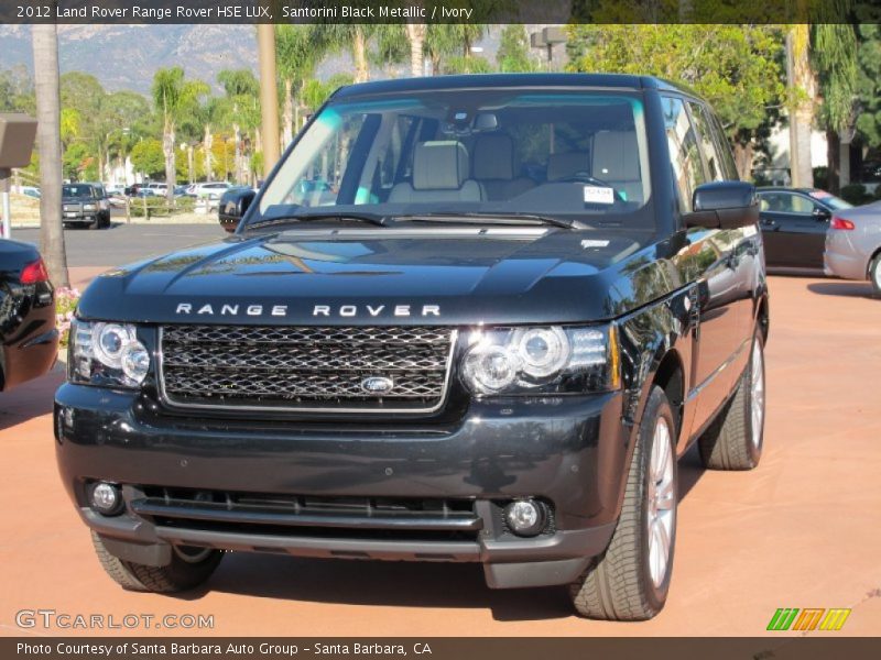 Santorini Black Metallic / Ivory 2012 Land Rover Range Rover HSE LUX