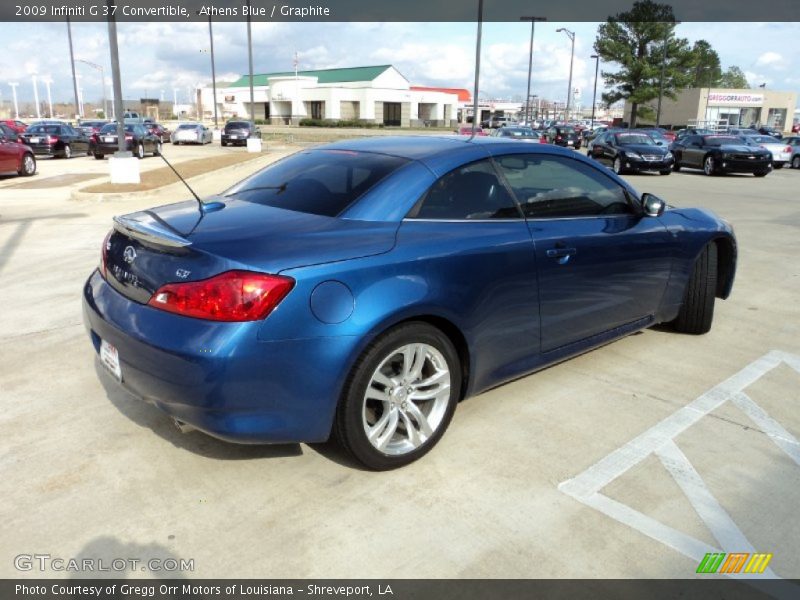 Athens Blue / Graphite 2009 Infiniti G 37 Convertible