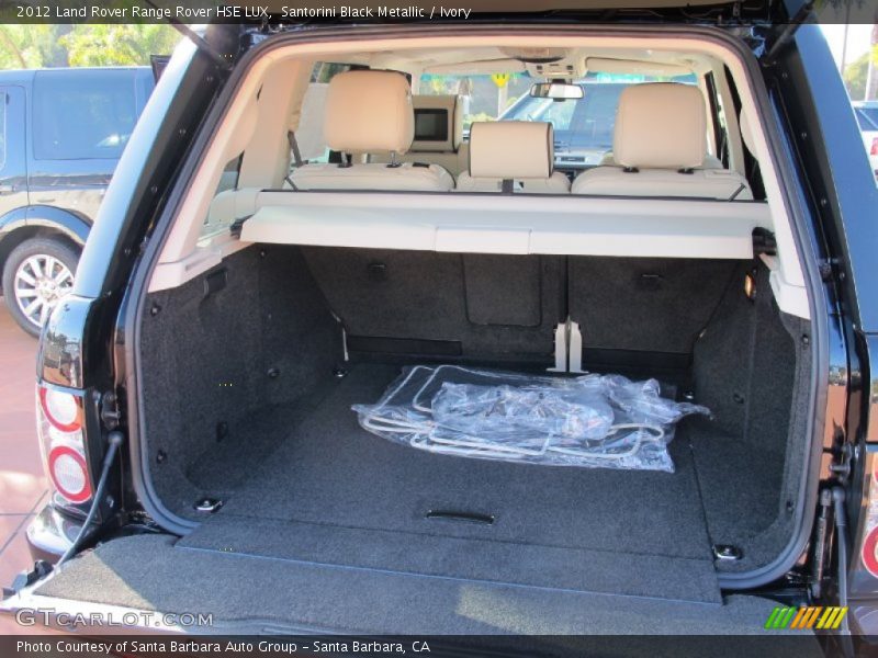  2012 Range Rover HSE LUX Trunk