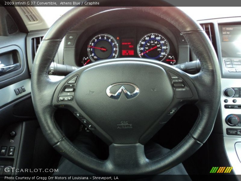 Athens Blue / Graphite 2009 Infiniti G 37 Convertible