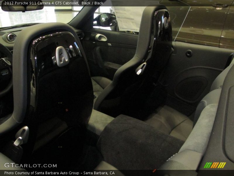Black / Black 2012 Porsche 911 Carrera 4 GTS Cabriolet