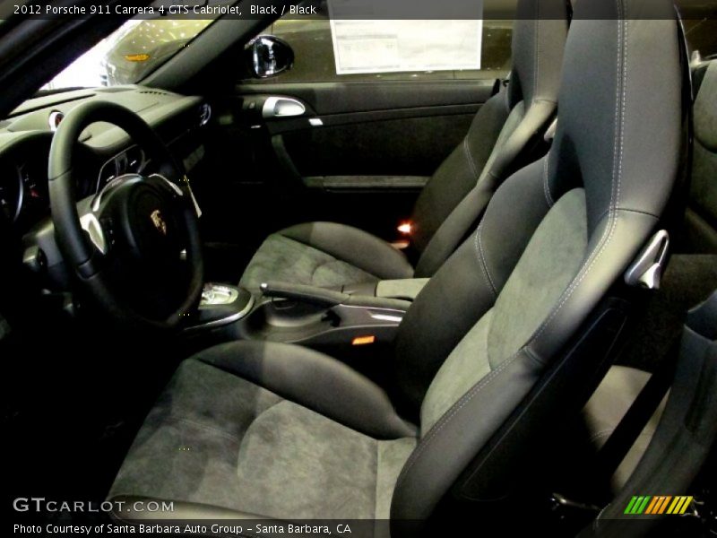 Black / Black 2012 Porsche 911 Carrera 4 GTS Cabriolet