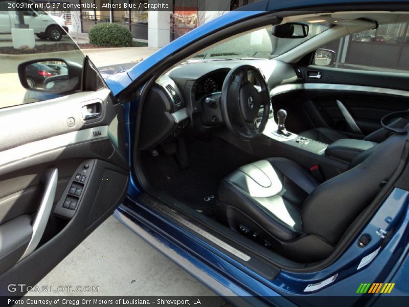 Athens Blue / Graphite 2009 Infiniti G 37 Convertible