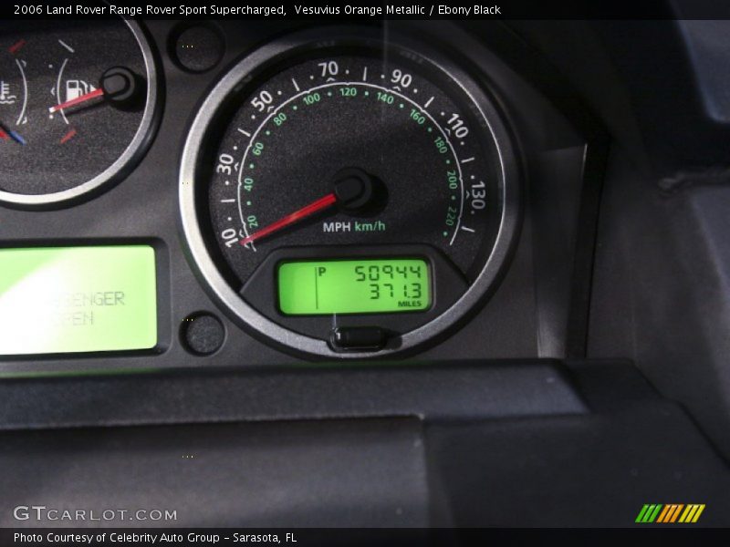 Vesuvius Orange Metallic / Ebony Black 2006 Land Rover Range Rover Sport Supercharged