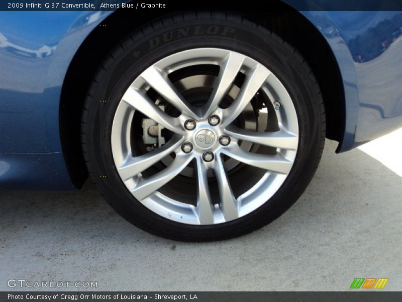 Athens Blue / Graphite 2009 Infiniti G 37 Convertible
