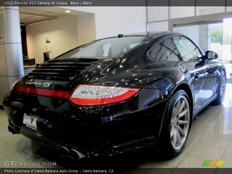 Black / Black 2012 Porsche 911 Carrera 4S Coupe