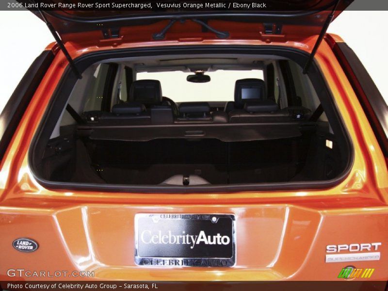 Vesuvius Orange Metallic / Ebony Black 2006 Land Rover Range Rover Sport Supercharged
