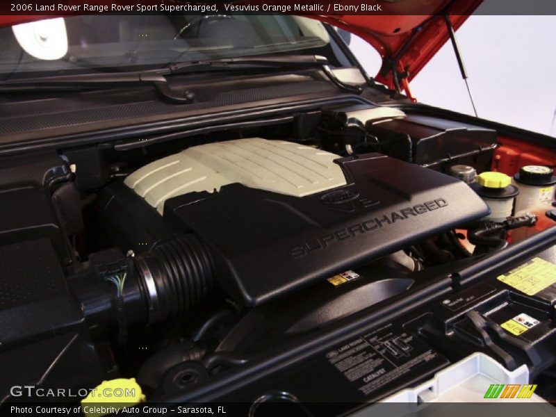 Vesuvius Orange Metallic / Ebony Black 2006 Land Rover Range Rover Sport Supercharged