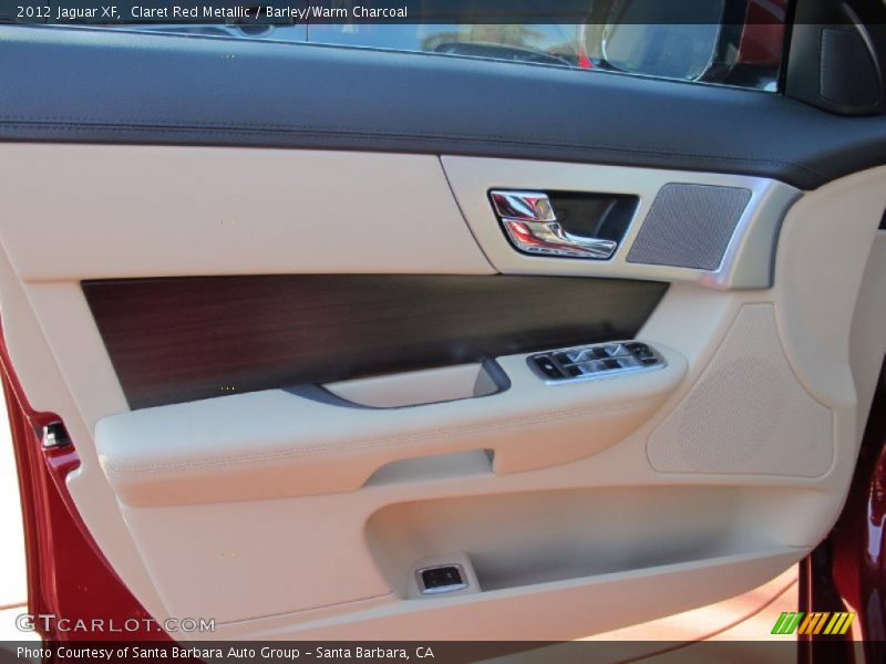 Claret Red Metallic / Barley/Warm Charcoal 2012 Jaguar XF