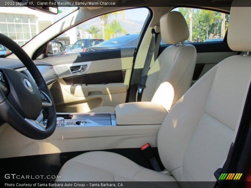 Claret Red Metallic / Barley/Warm Charcoal 2012 Jaguar XF