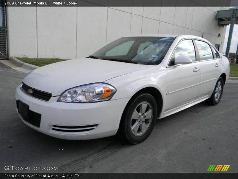 White / Ebony 2009 Chevrolet Impala LT