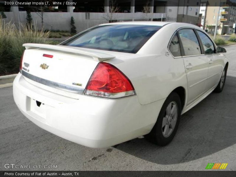 White / Ebony 2009 Chevrolet Impala LT