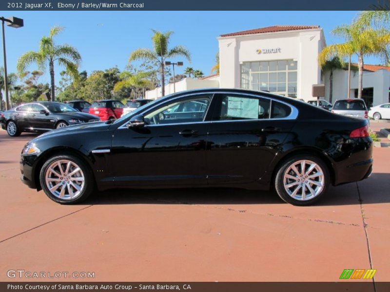 Ebony / Barley/Warm Charcoal 2012 Jaguar XF