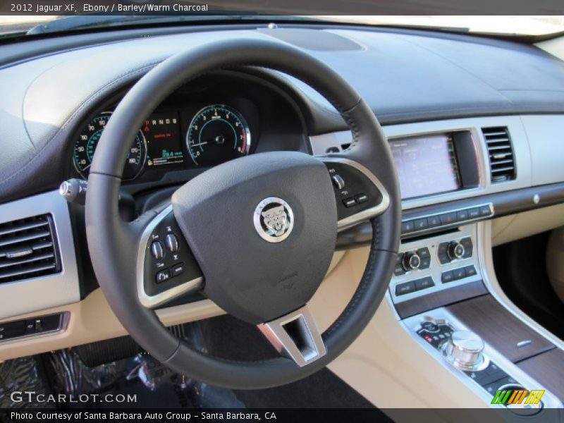 Ebony / Barley/Warm Charcoal 2012 Jaguar XF