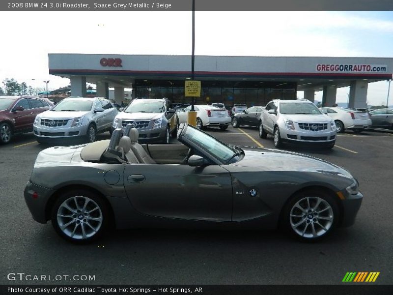 Space Grey Metallic / Beige 2008 BMW Z4 3.0i Roadster