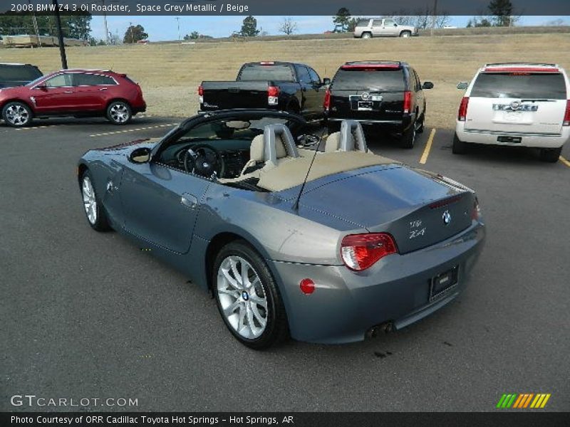 Space Grey Metallic / Beige 2008 BMW Z4 3.0i Roadster