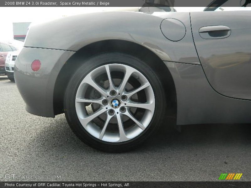 Space Grey Metallic / Beige 2008 BMW Z4 3.0i Roadster