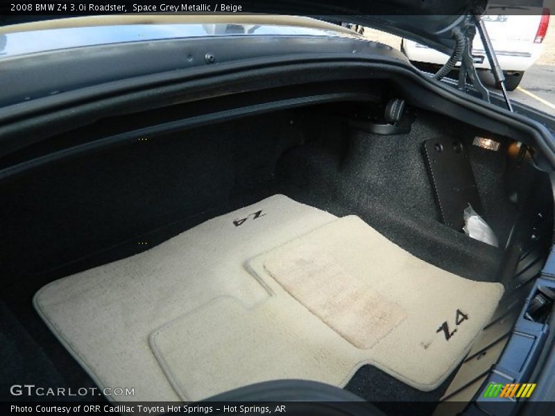 Space Grey Metallic / Beige 2008 BMW Z4 3.0i Roadster