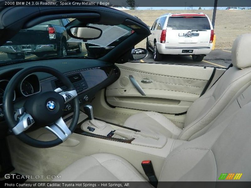 Space Grey Metallic / Beige 2008 BMW Z4 3.0i Roadster
