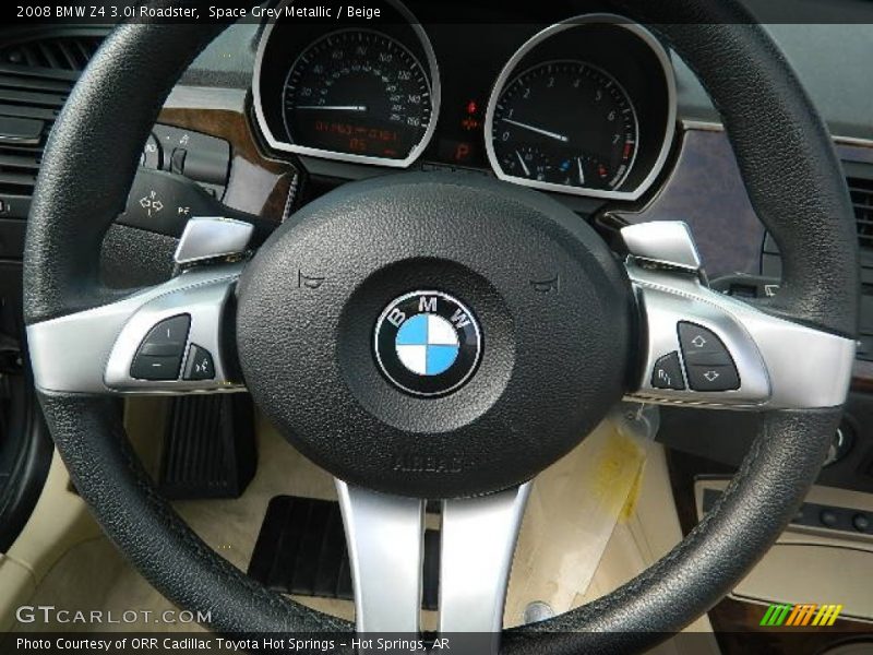 Space Grey Metallic / Beige 2008 BMW Z4 3.0i Roadster