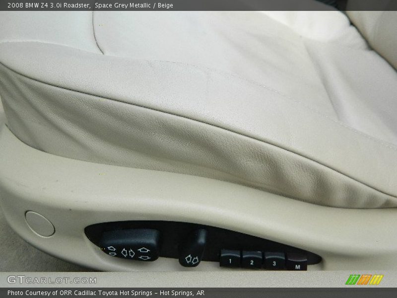 Space Grey Metallic / Beige 2008 BMW Z4 3.0i Roadster