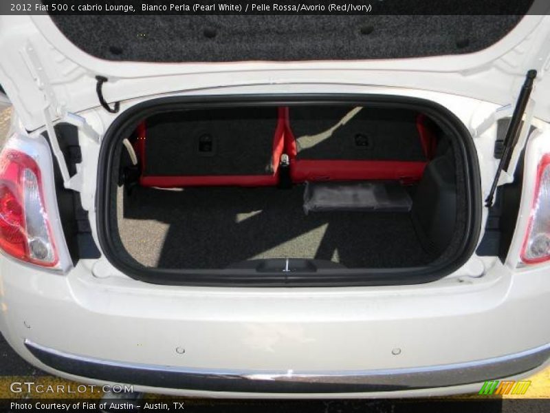  2012 500 c cabrio Lounge Trunk