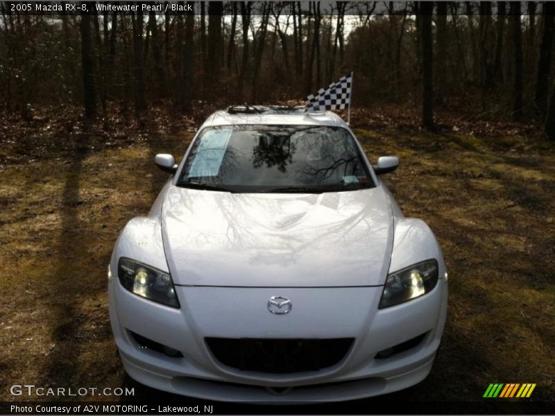 Whitewater Pearl / Black 2005 Mazda RX-8