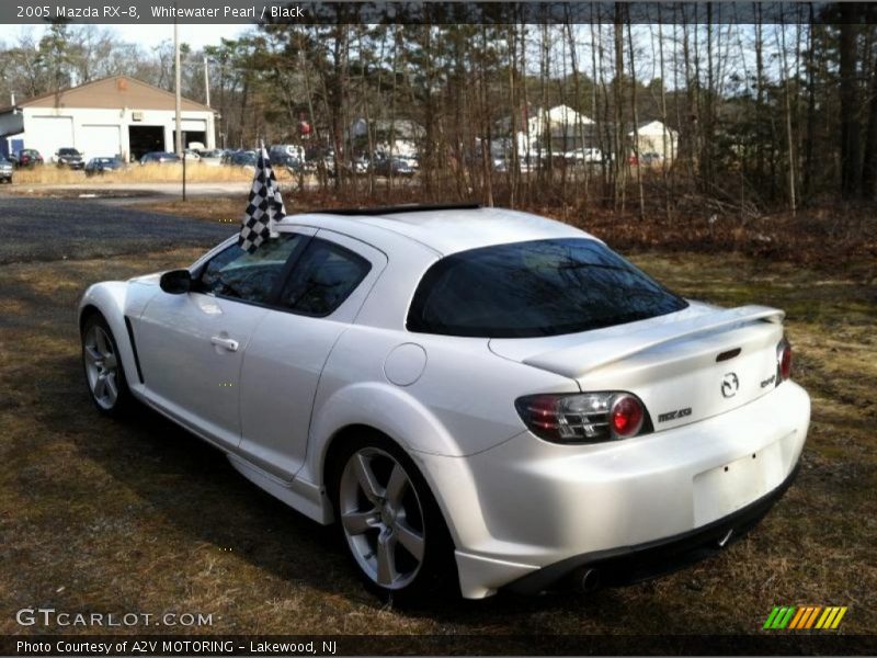 Whitewater Pearl / Black 2005 Mazda RX-8