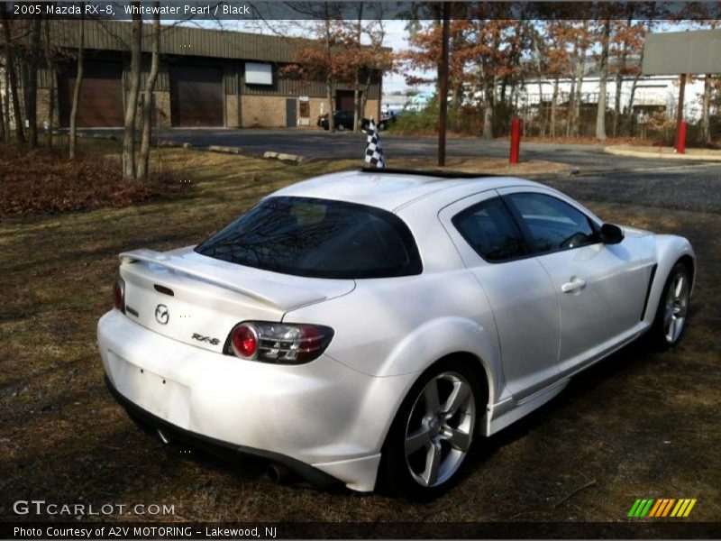Whitewater Pearl / Black 2005 Mazda RX-8