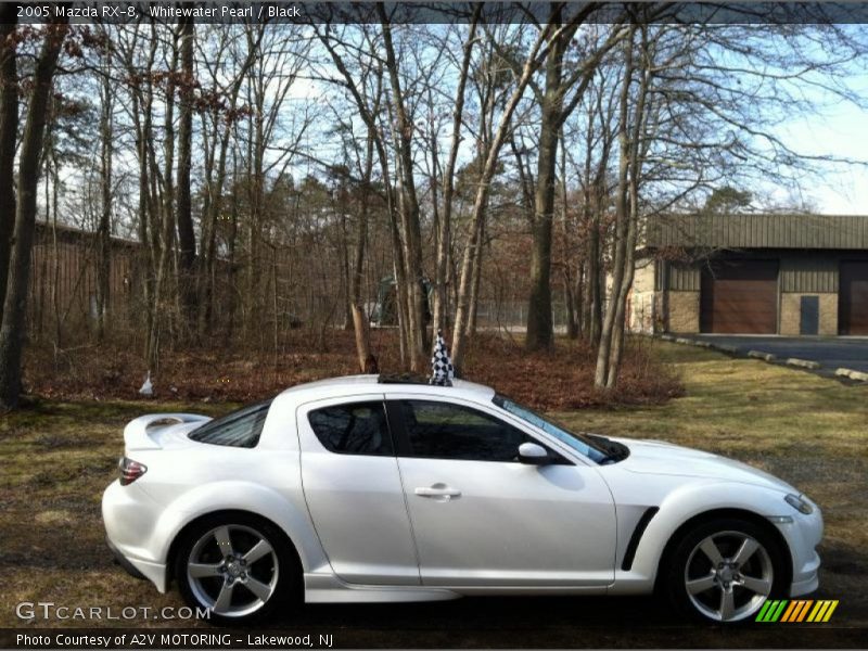 Whitewater Pearl / Black 2005 Mazda RX-8