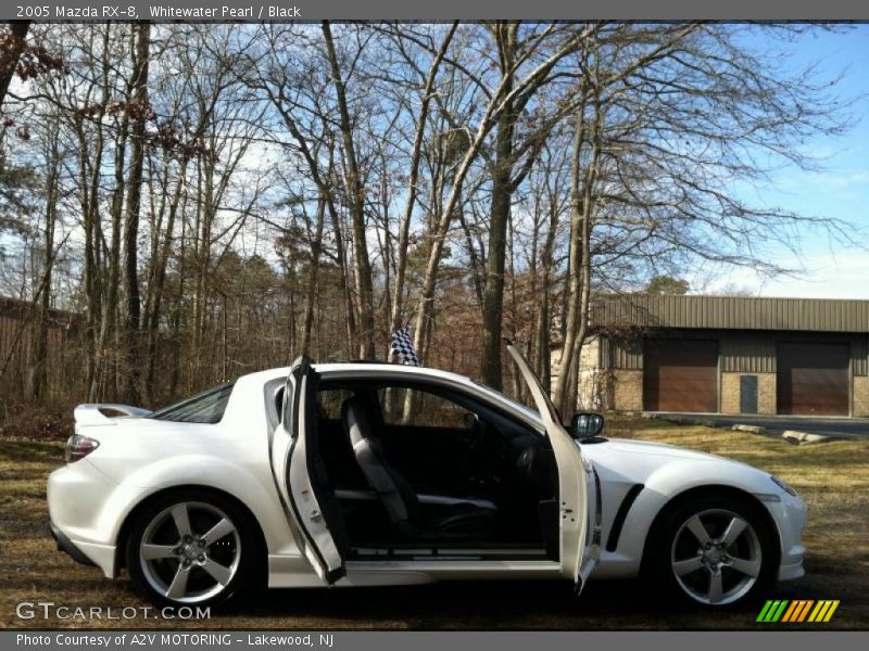 Whitewater Pearl / Black 2005 Mazda RX-8