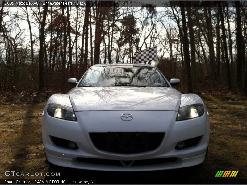 Whitewater Pearl / Black 2005 Mazda RX-8