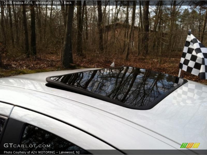 Whitewater Pearl / Black 2005 Mazda RX-8
