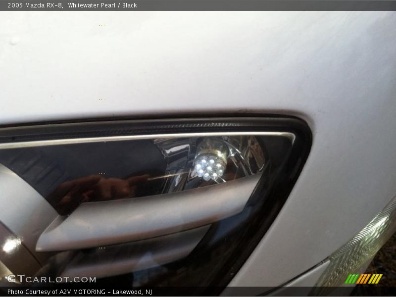 Whitewater Pearl / Black 2005 Mazda RX-8