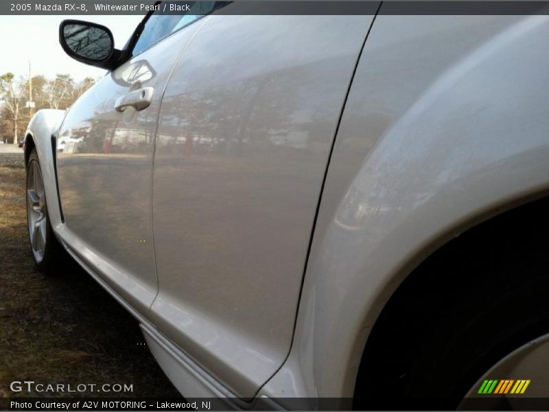 Whitewater Pearl / Black 2005 Mazda RX-8