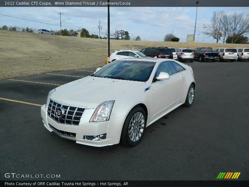 Front 3/4 View of 2012 CTS Coupe